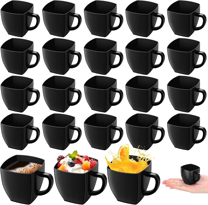 Amyhill 50 Pcs Mini Disposable Tea Cups by Amyhill