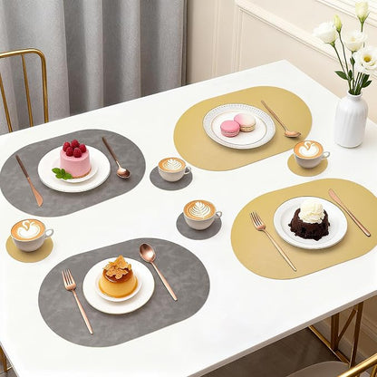Faux Leather Placemats Set of 4 - Image 6