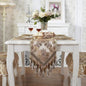 French Country Luxury Floral Pattern Table Runner by JAIJY