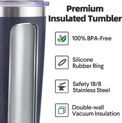 Volhoply 20oz Stainless Steel Tumbler - Image 3