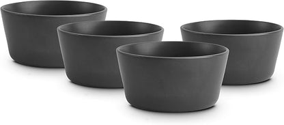 Stone Lain Stoneware Bowls Set, Matte Black, 22.5 fl oz by Unknown