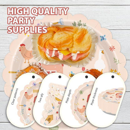 250Pcs Farm Chicken Party Decorations - Image 3