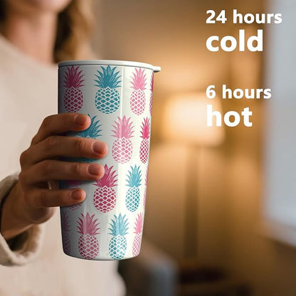 TILUCK 20 oz Insulated Coffee Tumbler - Image 3