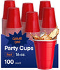 Red Cups - Party Cups - Disposable Plastic Cups Fun & Durable Party Cups by StackMan