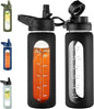 CIVAGO 24 oz Glass Water Bottle by CIVAGO