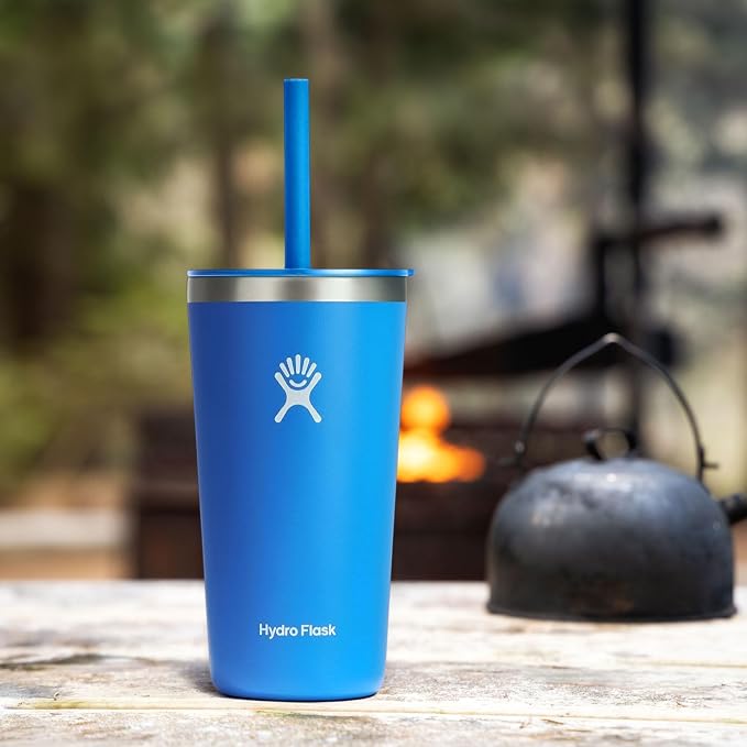 Hydro Flask All Around Tumbler Straw Lid, Insulated Travel Mug, Stainless Steel - Image 2