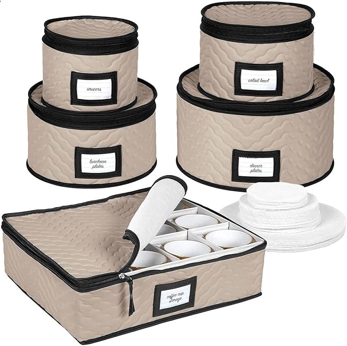 China Storage Containers 5-Piece Set Moving Boxes, Quilted Microfiber | - Image 7