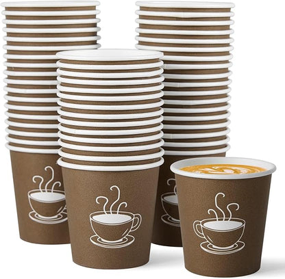 TV TOPVALUE 600 Pack 4 oz Paper Cups, Small Disposable Coffee Cups, Paper by TVTOPVALUE