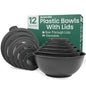Bakken Master 12 Piece Plastic Nesting Bowls by BAKK%C3%8BNMASTER
