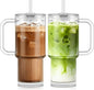 KEMORELA 24oz Ribbed Glass Tumbler by KEMORELA
