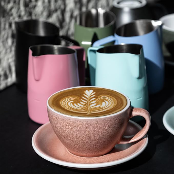 Loveramics Matt Cappuccino Cup, 10 oz Ceramic Latte Art Mug - Image 7