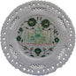 crafts look Alabaster Inlay Plate Handmade Home Decor