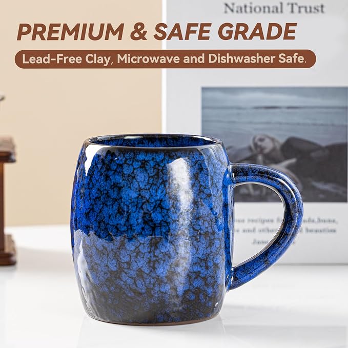 Cosmic Nebula Ceramic Coffee Mug - 21 oz Large Coffee Cup - Image 8