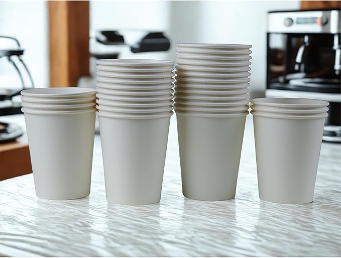120-pack 9 oz white Paper Cups - Image 7