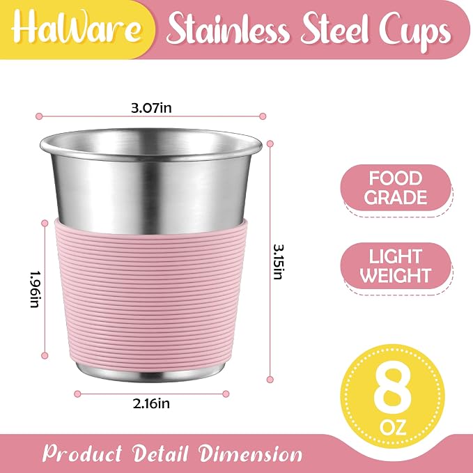 HaWare Stainless Steel Kids Cups - Image 2