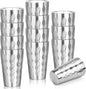 Stainless Steel Double Wall Cups, 16 oz Insulated Tumbler, 12 Pack Unbreakable by Offiper