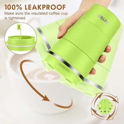 KETIEE Coffee Mug 12oz, Insulated Travel Mug - Image 4