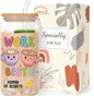 Work Bestie Gifts Glass Cups by Shejdgart