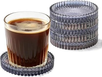 Coasters Set of 6 for Drinks, 3.8 Inch Large Coasters for Coffee Table by Unknown
