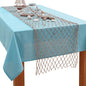 SATINIOR 1 Pcs 12 x 72'' Fishing Net Table Runner Party Decoration, Linen | by SATINIOR