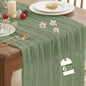 IVAPUPU Sage Green Table Runner 120 Inches by IVAPUPU