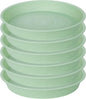 6 Pack of 10 inch Plant Saucer Blue, Heavy Duty Plastic Plant Saucer 10 inch by Bleuhome