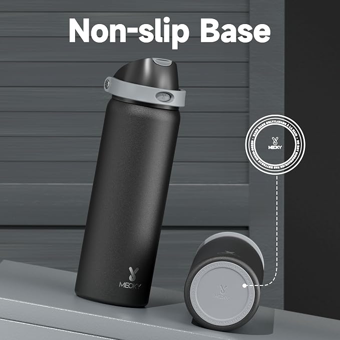 32 oz Insulated Water Bottle for Sports: Meoky Stainless Steel Water Bottle - Image 7