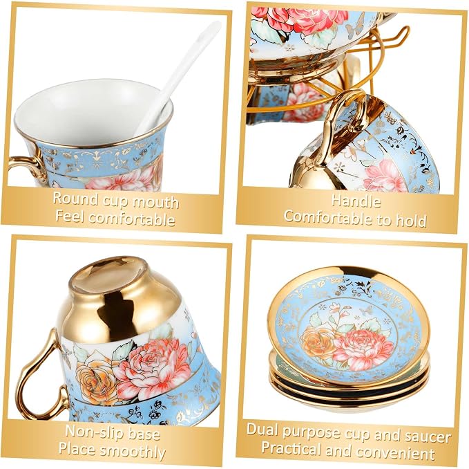 Zhehao 20 Pcs Porcelain Tea Set - Image 7