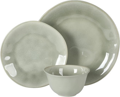 Gibson Elite Port Barton Plates and Bowls Sets, 12-Piece Stoneware Dinnerware - Image 8
