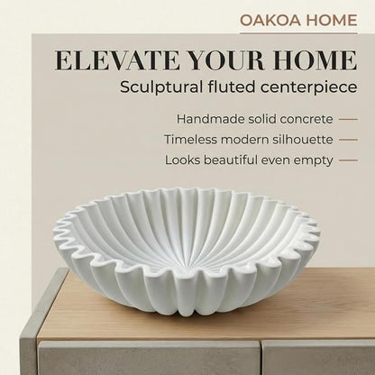 OAKOA White Decorative Bowl - Image 3