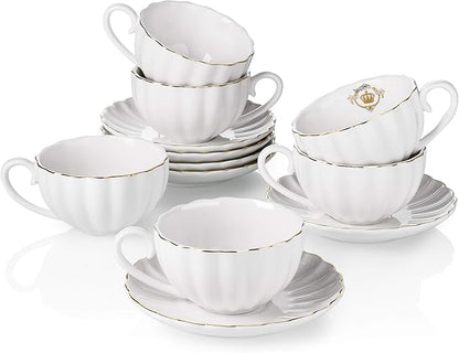 Royal Tea Cups and Saucers, by Amazingware