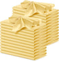 P Pothuiny 24 Pcs Gold Satin Napkins 17 x 17 Inch, Satin Cloth Napkins | Square by P+Pothuiny