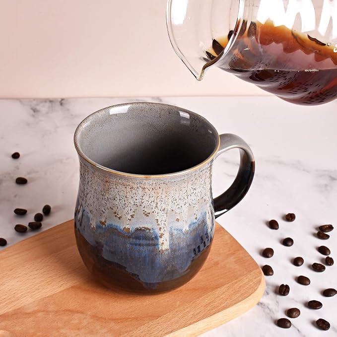 Bosmarlin Large Ceramic Coffee Mug, Big Tea Cup - Image 5