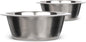 Neater Pet Brands 1.5 Cup (12 oz.) Stainless Steel Dog Bowls, Set of 2 Neater Feeder Replacement Bowls (Cat/Small Models), Dog Food Bowl & Water Bowl, Dishwasher Safe Metal Dish for Cats & Small Dogs