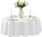 Newbridge Barcelona Luxury Damask Fabric Tablecloth, 70” Round, 100% Polyester by HomeBargainsPlus
