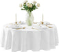 Newbridge Barcelona Luxury Damask Fabric Tablecloth, 90” Round, 100% Polyester by HomeBargainsPlus