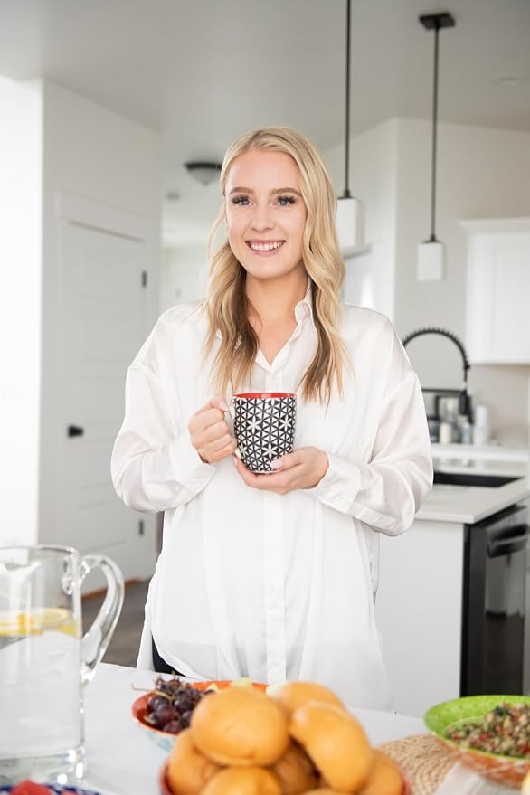 Annovero Large Coffee Mug Set of 6 - Image 2