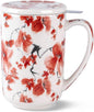 AmorArc Tea Cup With Infuser and Lid, 18oz Loose Leaf Tea Mug With Steeper | by AmorArc