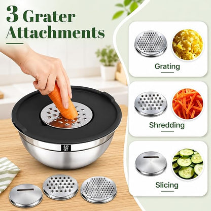 8PCS Mixing Bowls with Lids Set - Image 4