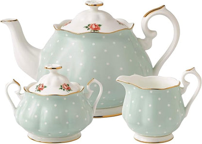 Royal Albert New Country Roses Polka Rose Tea Set by RoyalAlbert