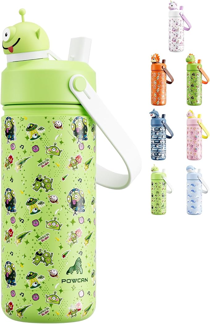 POWCAN 18 oz Insulated Water Bottle by POWCAN