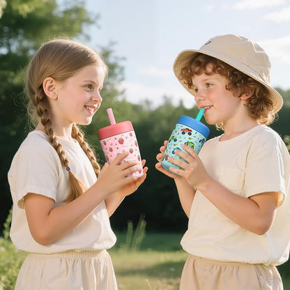 Fimibuke Toddler Cups Spill Proof, 12 OZ Sippy Cup - Image 7