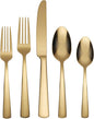 Oneida B1024020AL20 Aptitude Gold 20 Piece Everyday Flatware Set, Service by Oneida