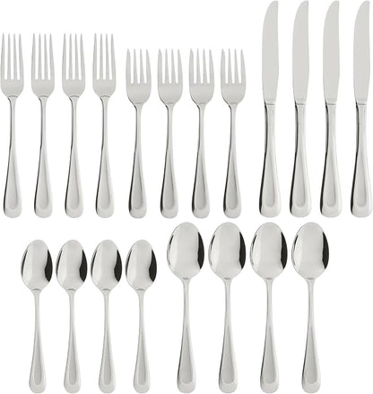 Oneida Satin Sand Dune 20-Piece Flatware Set, Service - Image 2