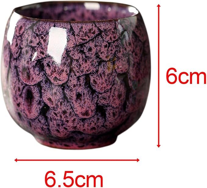 2X Tea Cups, Pottery Chinese Tea Cup, Japanese Tea Cups, Asian Porcelian Tea - Image 3