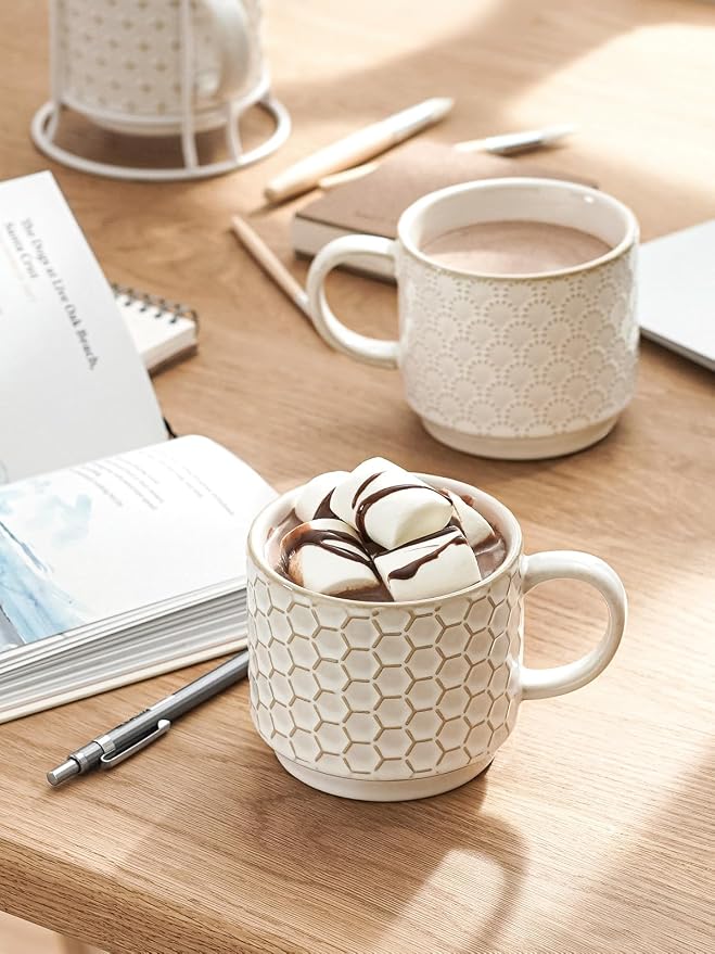 LE TAUCI Stackable Coffee Mugs Set - Image 2