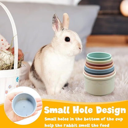 8 Pcs Stacking Cups for Small Animal Toys, Nesting Rabbit Toys of Different - Image 5