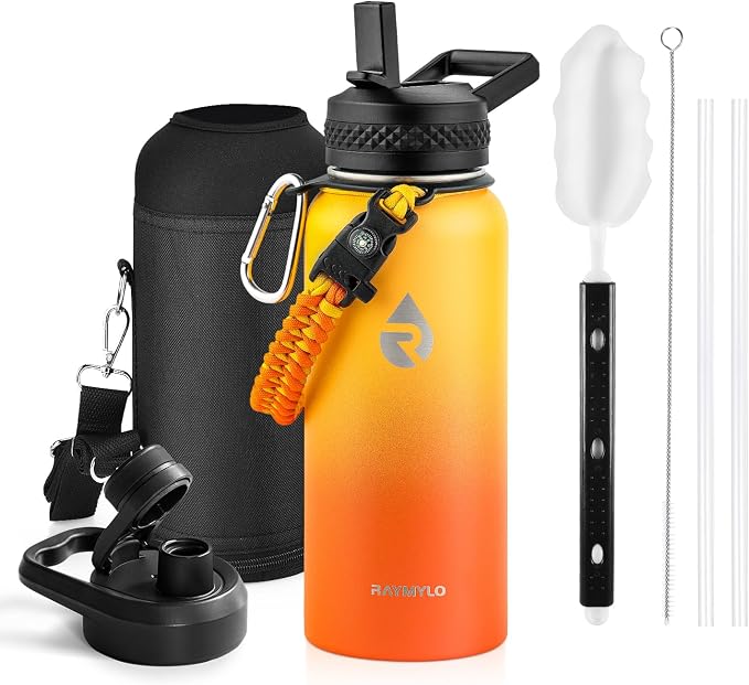 RAYMYLO Insulated Water Bottle 32 oz, Triple Wall Vacuum Stainless Steel | by RAYMYLO