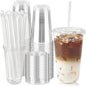 Soelomu 50 Sets 18oz Round Bottom Plastic Cups by Soelomu