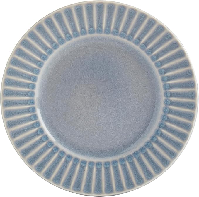 Tabletops Gallery Richmond 12-Piece Reactive Glaze Stoneware Dinnerware Set of - Image 7